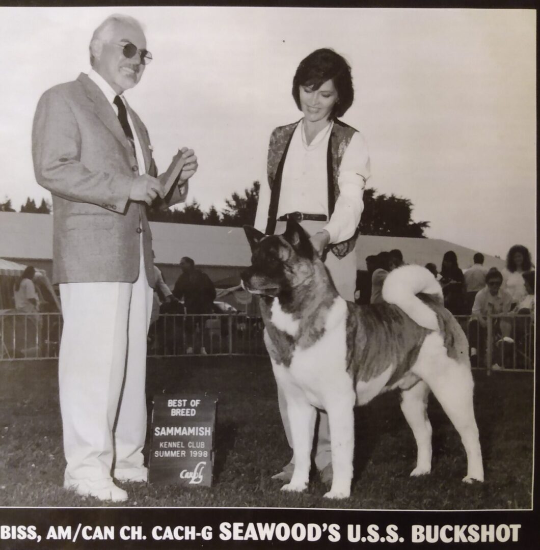 BISS Am Can CH CACH-G Seawood’s USS Buckshot